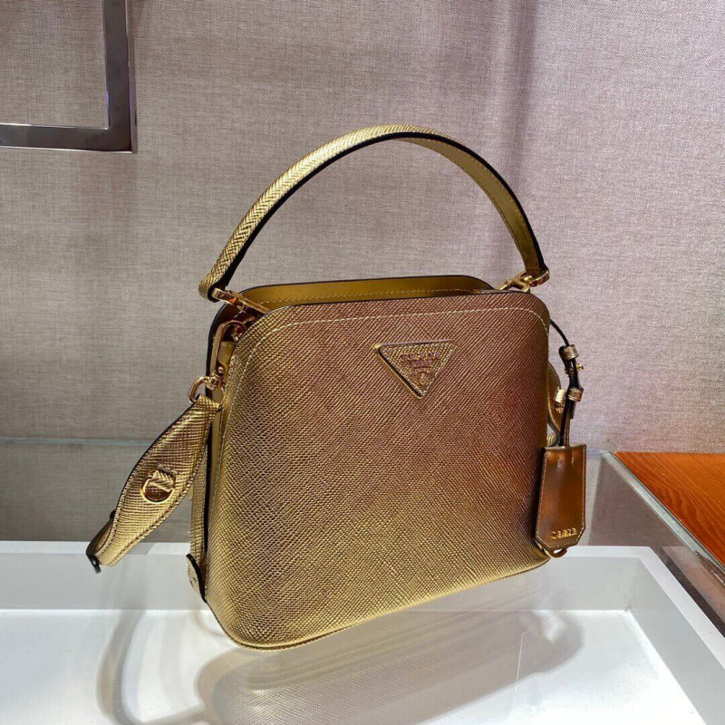 Bolsa de cuero Micro Saffiano de Prada Micro Saffiano 1BA286-5