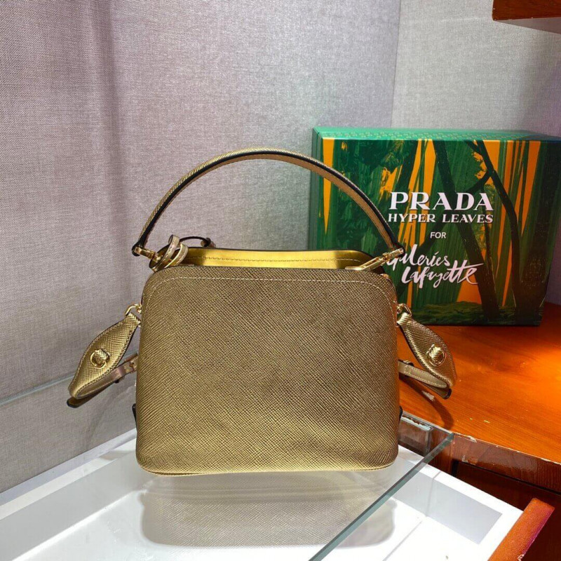 Bolsa de cuero Micro Saffiano de Prada Micro Saffiano 1BA286-6