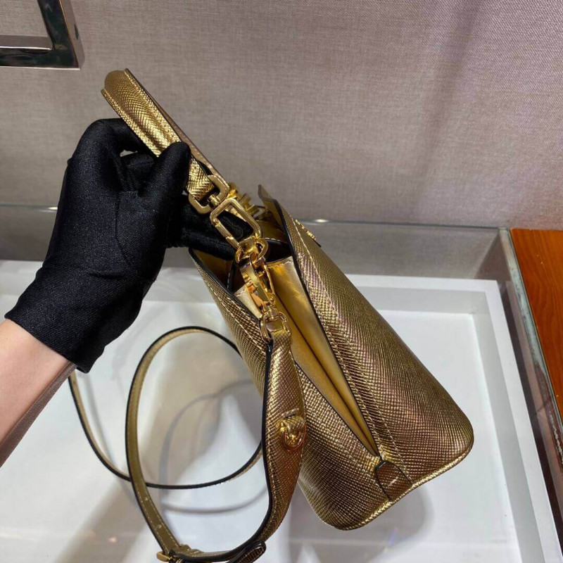 Bolsa de cuero Micro Saffiano de Prada Micro Saffiano 1BA286-9