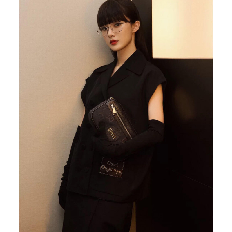Gucci fuera de la bolsa del cinturón de la cuadrícula 631341-3