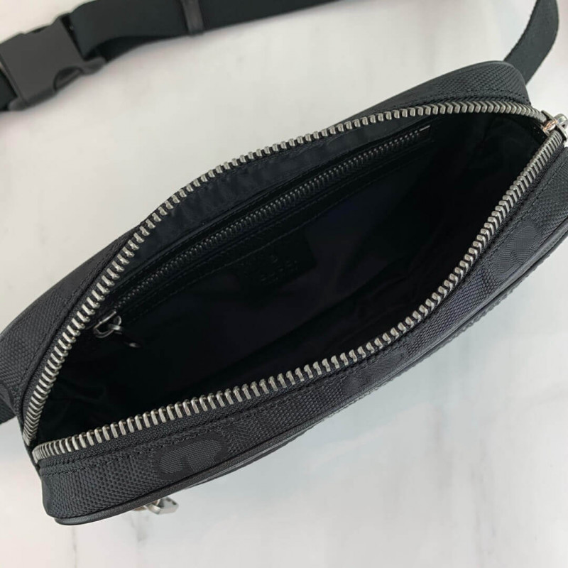 Gucci fuera de la bolsa del cinturón de la cuadrícula 631341-12