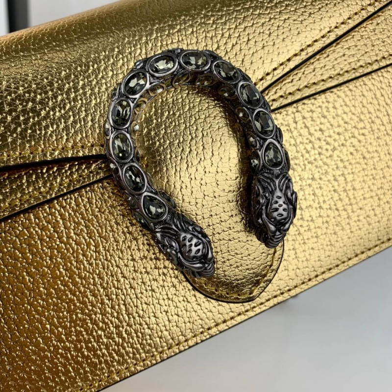 Gucci Gold Dionysus Super Mini Bolsa 476432-8