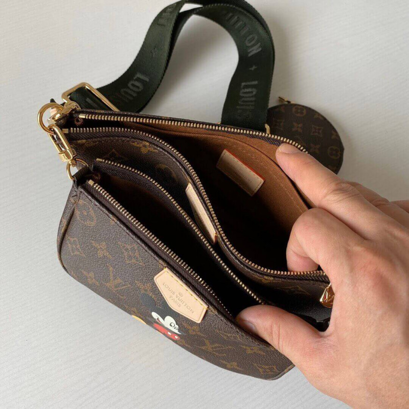 Louis Vuitton Mickey Mouse Print Multi Pochette AccessOires M44813-5