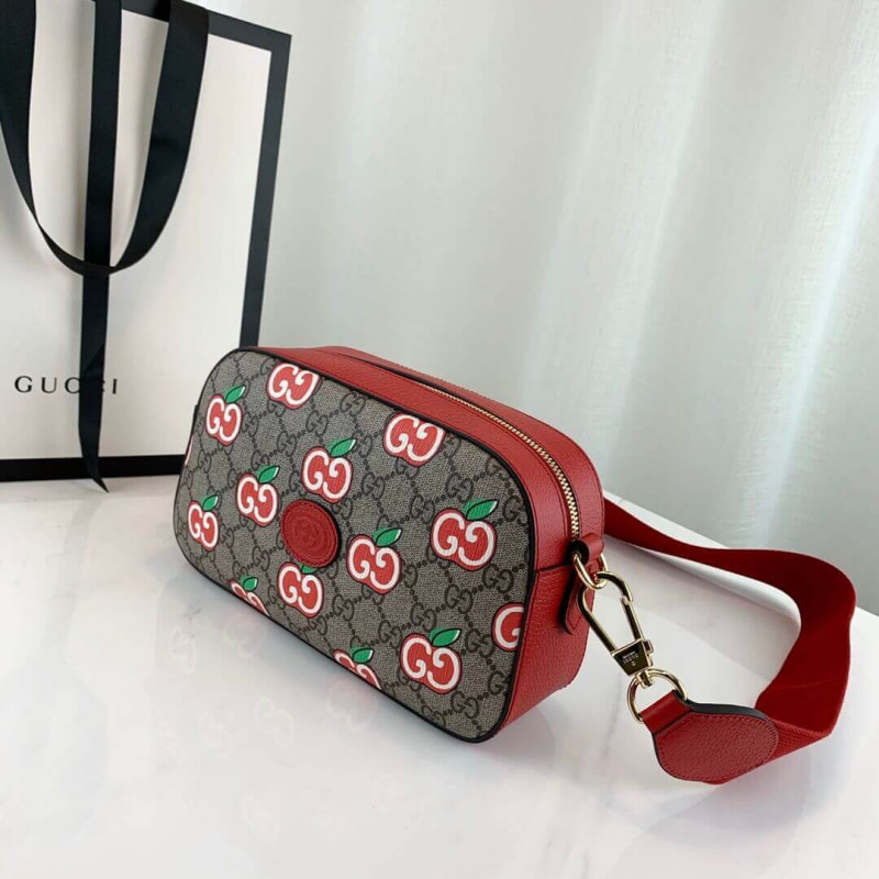 Gucci GG Apple Impreso Bolso de hombro pequeño 574886-3