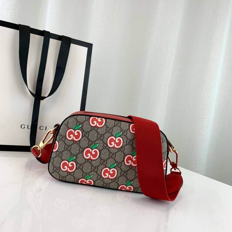 Gucci GG Apple Impreso Bolso de hombro pequeño 574886-4