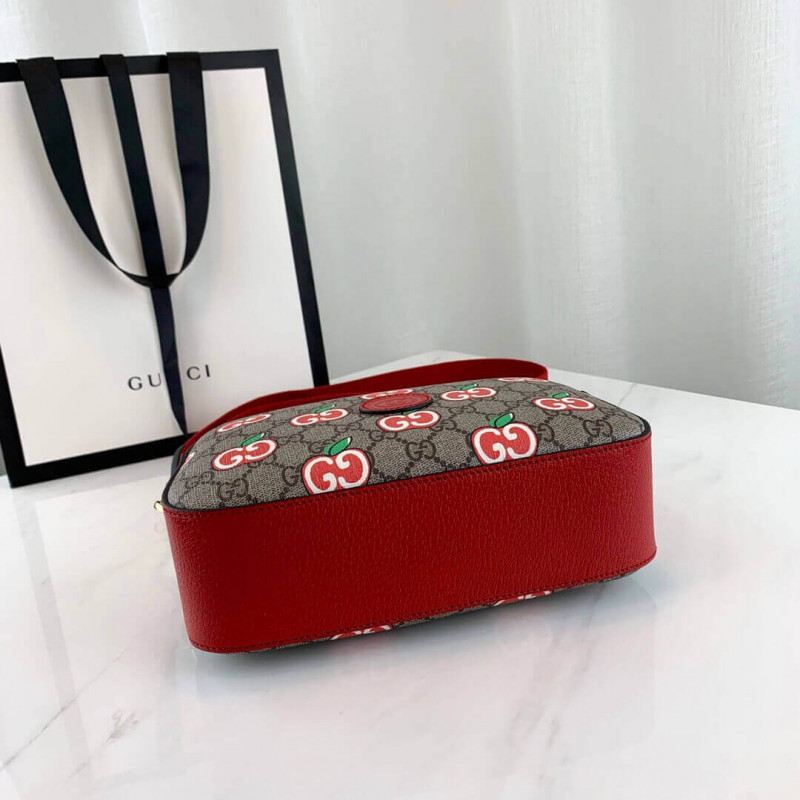 Gucci GG Apple Impreso Bolso de hombro pequeño 574886-5