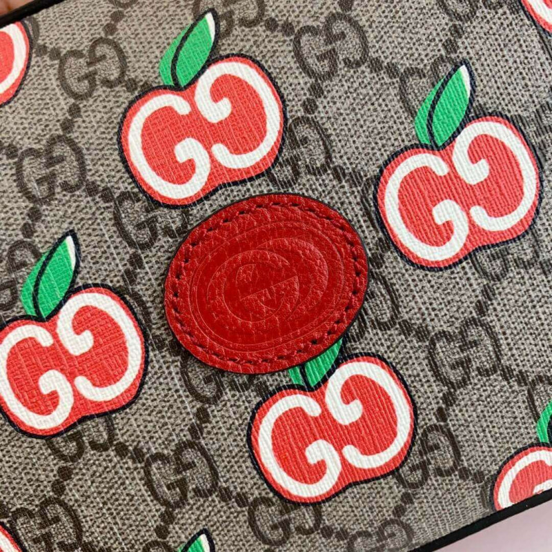 Gucci GG Apple Impreso Bolso de hombro pequeño 574886-7