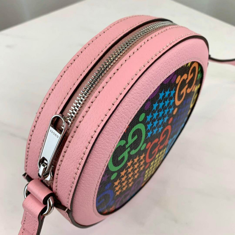 Gucci GG Bolso de hombro redondo psicodélico 603938-7