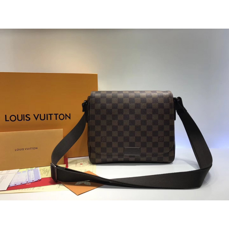 Louis Vuitton Damier Ebene Canvas District PM N41212-1