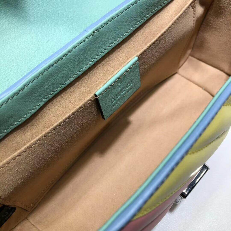 Gucci GG Supreme Mini Bolsa en pastel y arcoiris 446744-8