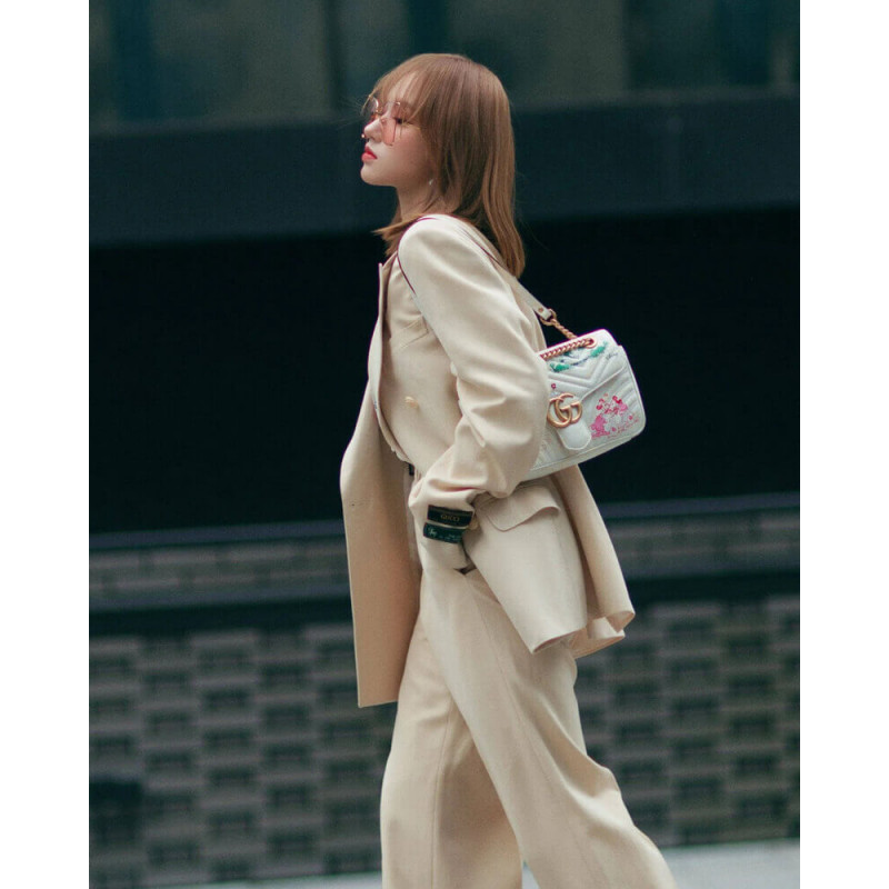 Disney X Gucci GG Marmont Small Shoulder Bolsa 443497-3
