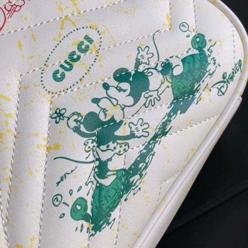 Disney X Gucci GG Marmont Bolso de hombro medio 443496-8
