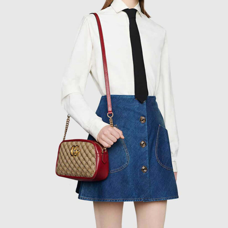 Gucci GG Marmont Bolso de hombro pequeño 447632-1