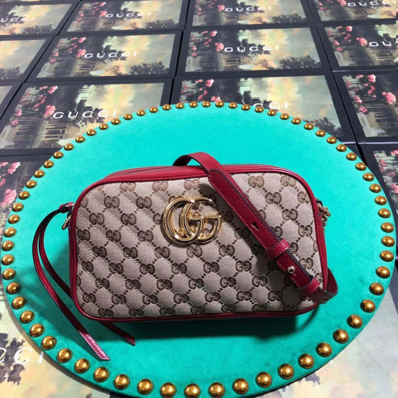 Gucci GG Marmont Bolso de hombro pequeño 447632-2