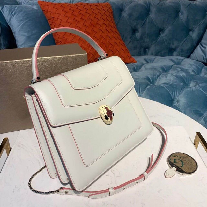 Bvlgari Serpenti Forever Crossbody Top Many Bolsa 25cm 287520-1
