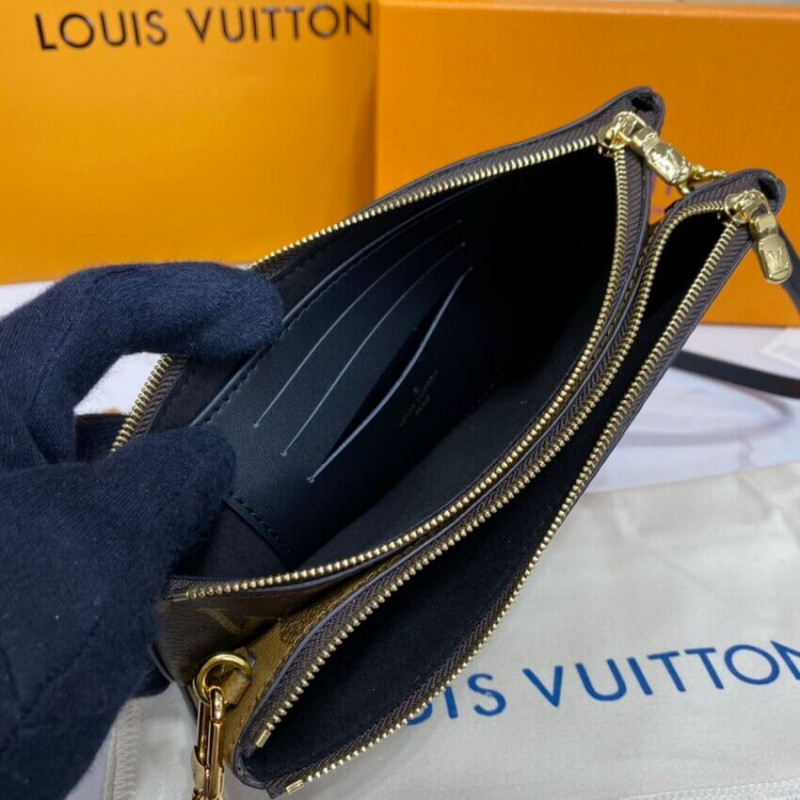 Louis Vuitton Monogram Double Zip Pochette M69203-10