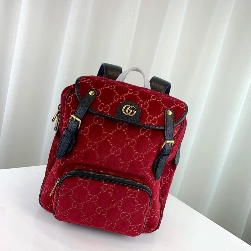 Gucci Small GG Velvet Mochila 574942-2