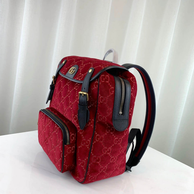 Gucci Small GG Velvet Mochila 574942-3