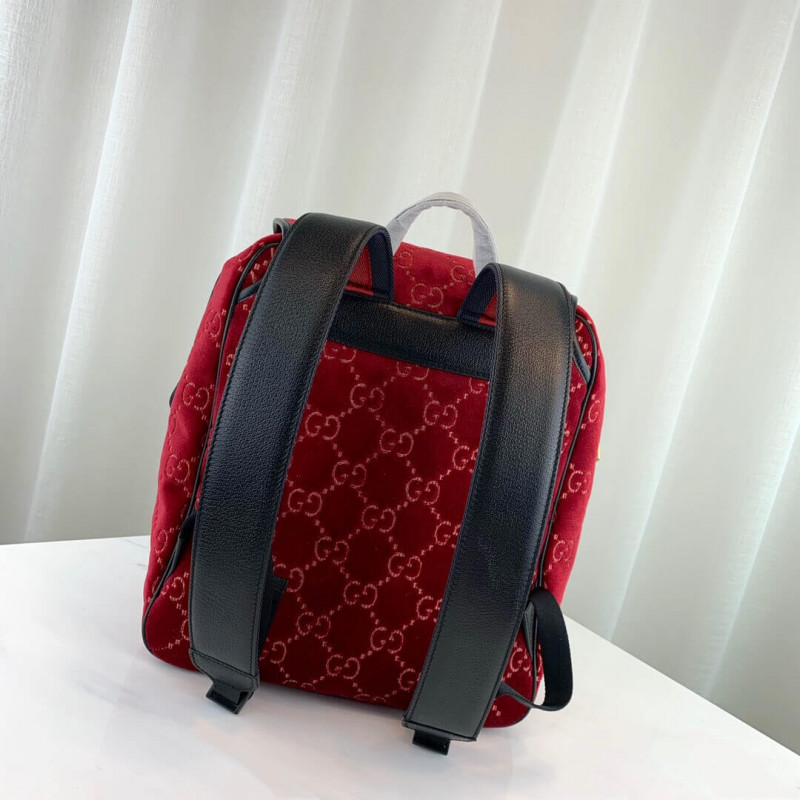 Gucci Small GG Velvet Mochila 574942-4