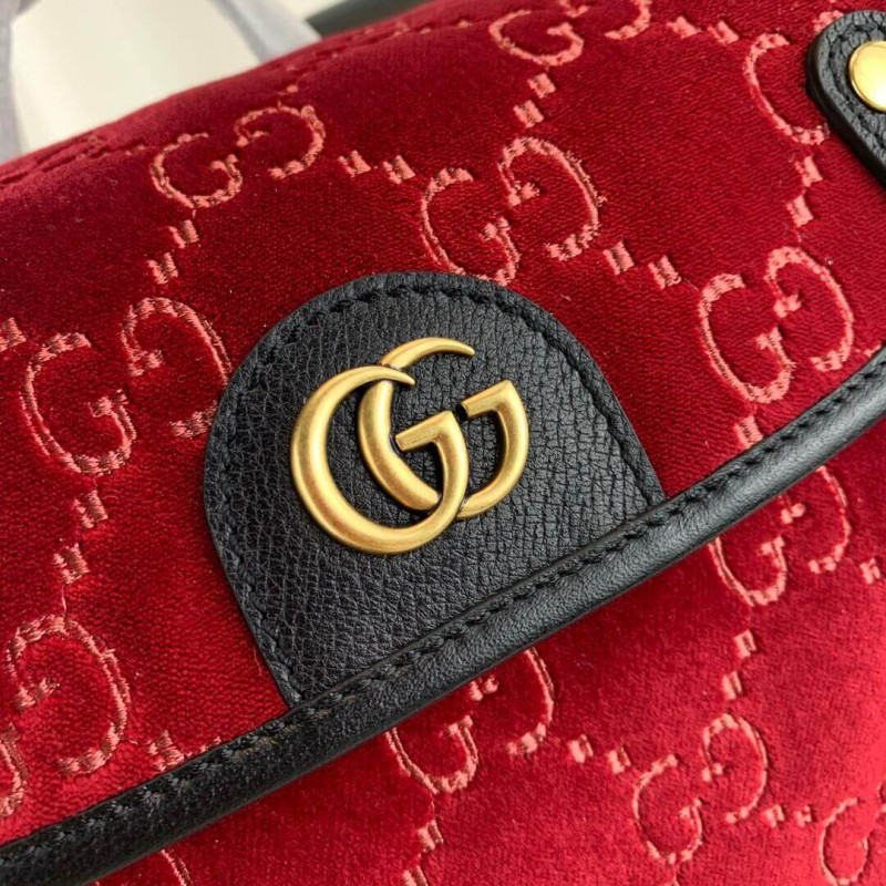 Gucci Small GG Velvet Mochila 574942-7