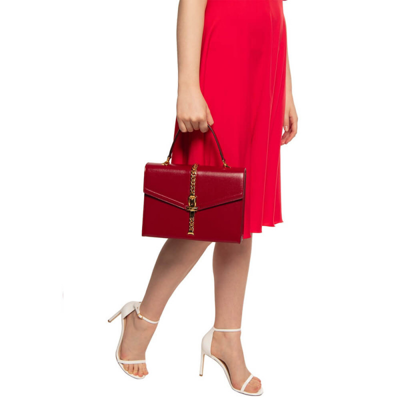 Gucci Sylvie 1969 Small Top Many Bolsa 602781-1
