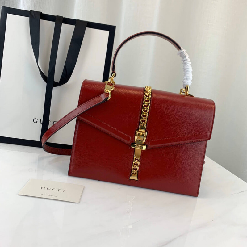 Gucci Sylvie 1969 Small Top Many Bolsa 602781-2