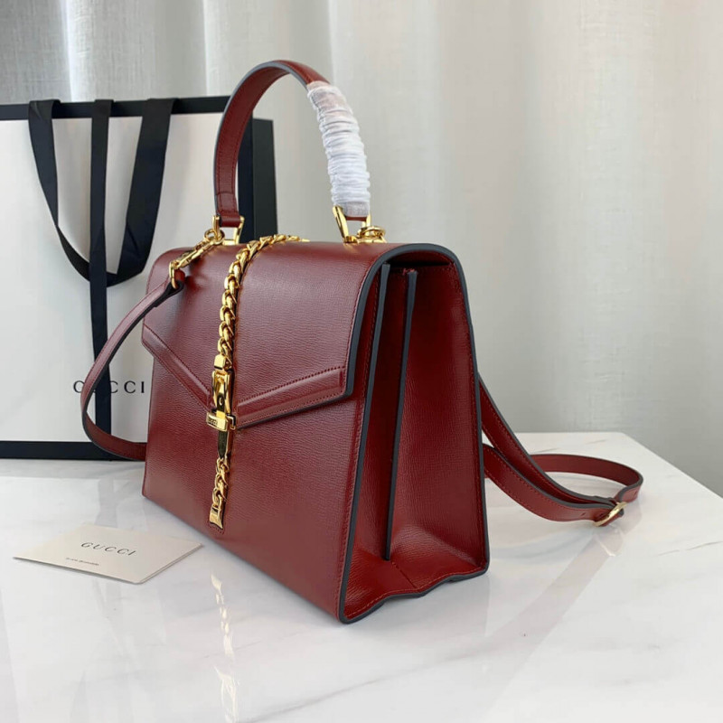 Gucci Sylvie 1969 Small Top Many Bolsa 602781-3