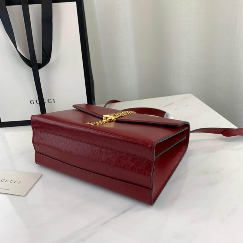 Gucci Sylvie 1969 Small Top Many Bolsa 602781-5