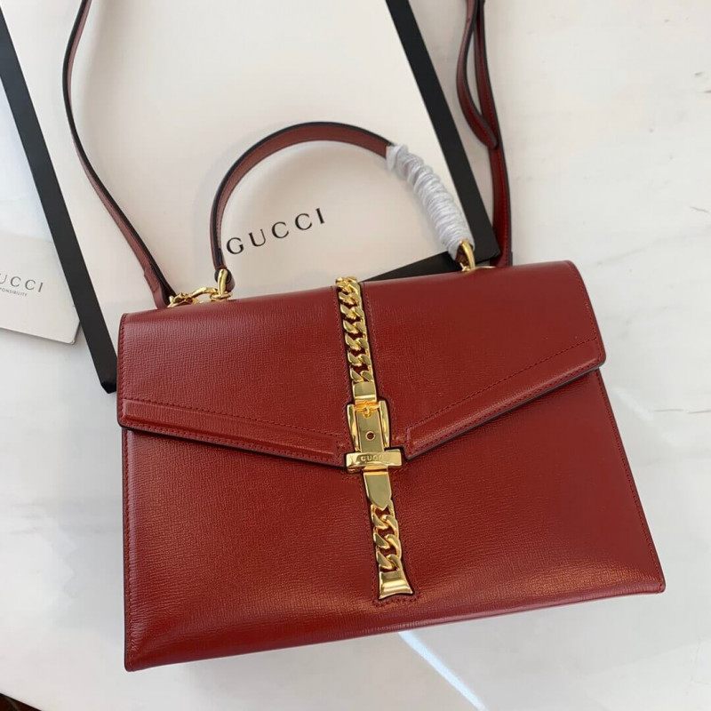 Gucci Sylvie 1969 Small Top Many Bolsa 602781-10