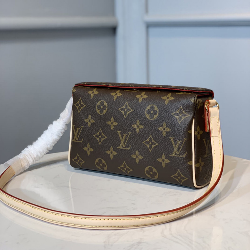 LOUIS VUITTON Monogram Canvas Recital Shoulder Bolsa M51900-1