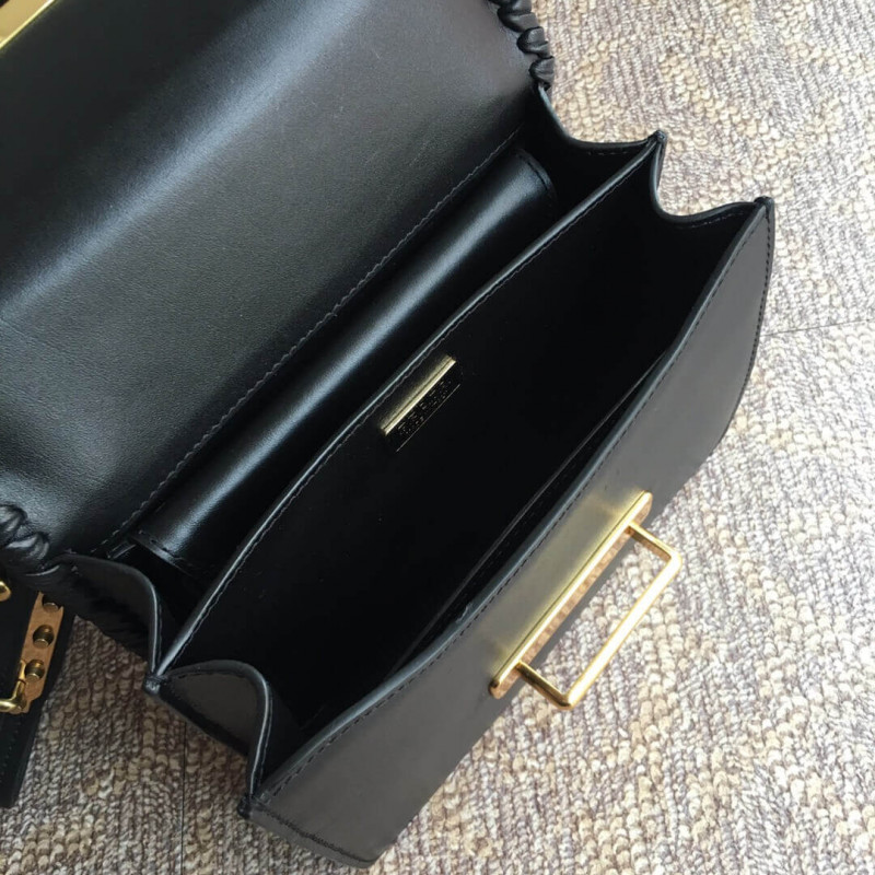 Prada Crocodile y Becerro de cuero Cahier 1BD045-7