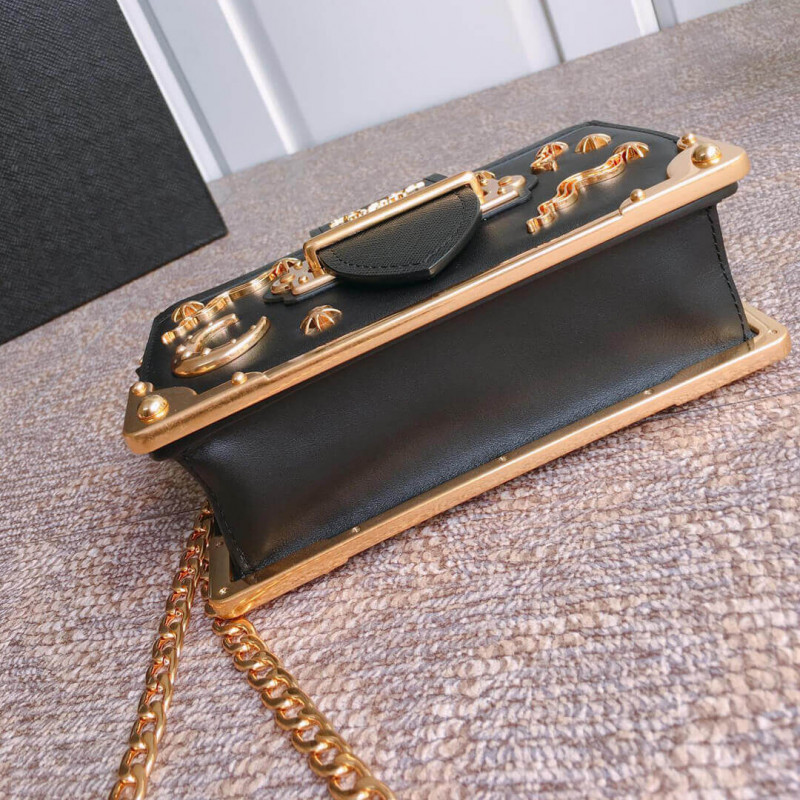 Prada astrología adornada con la bolsa Cahier 1BH018-6
