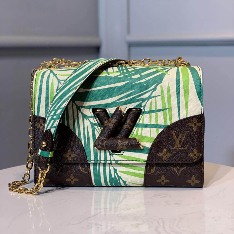 Louis Vuitton Palm Print Twist MM Bolsa M50282-1