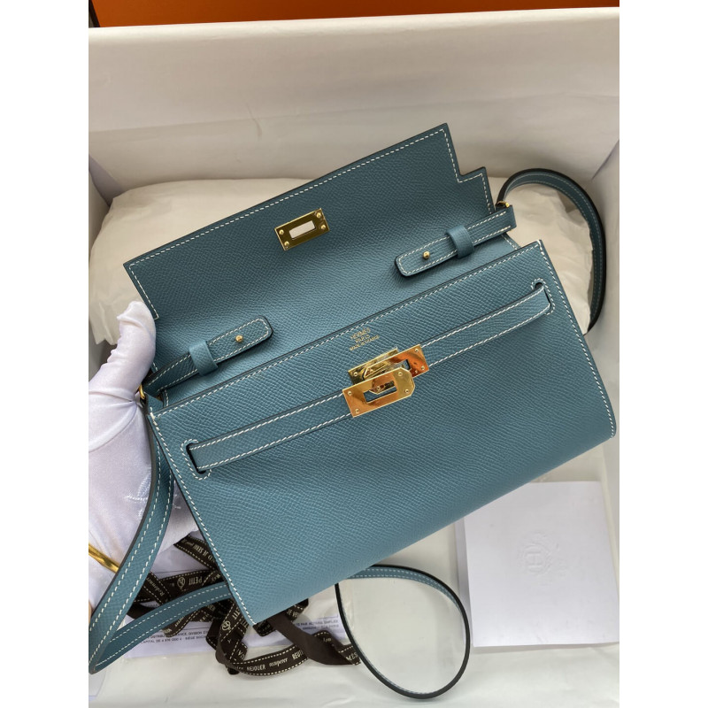 Hermes Kelly Wallet To Go Woc 499041 Azul-4