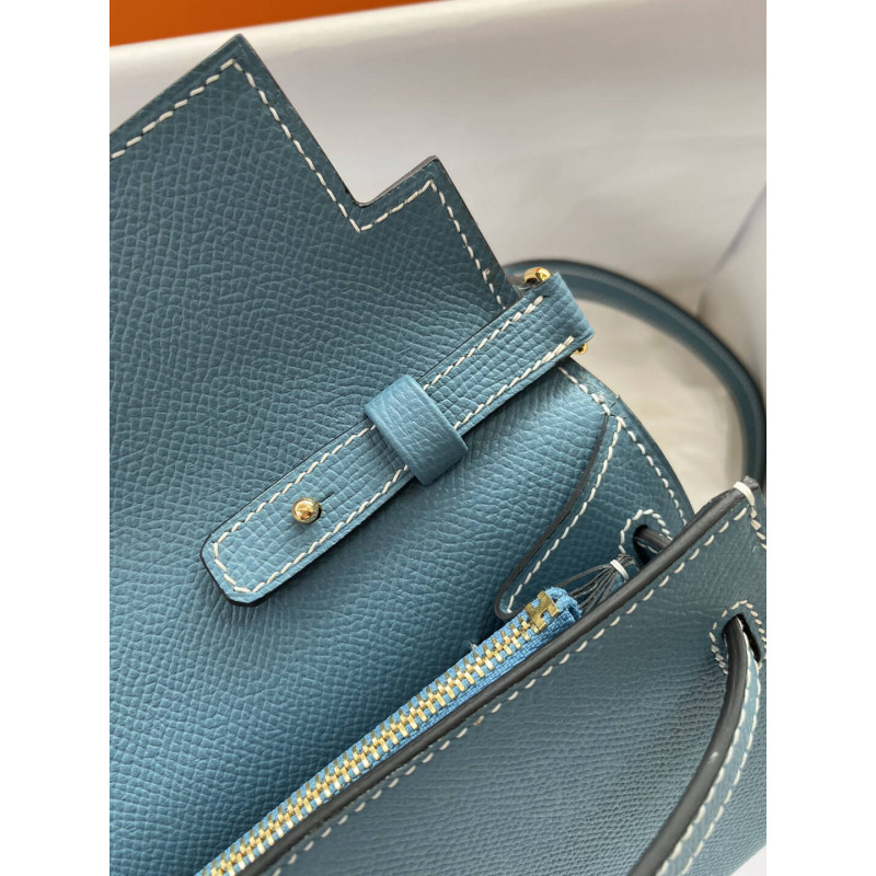 Hermes Kelly Wallet To Go Woc 499041 Azul-5