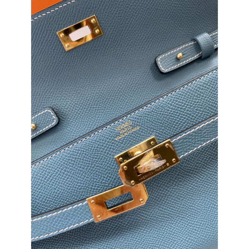 Hermes Kelly Wallet To Go Woc 499041 Azul-7