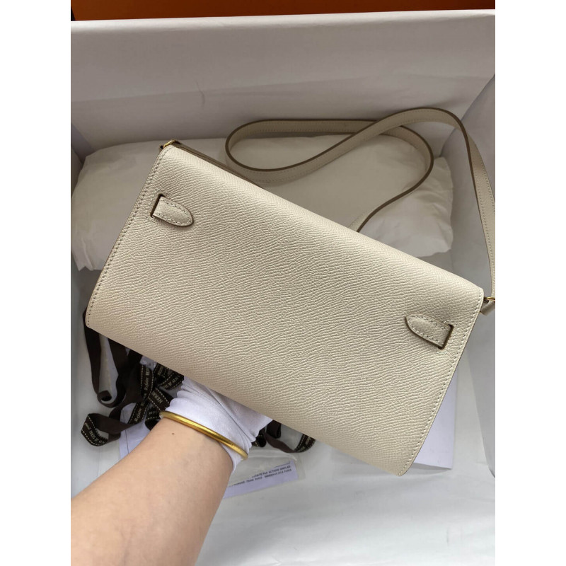 Hermes Kelly Wallet To Go Woc 499041 Off-White-1