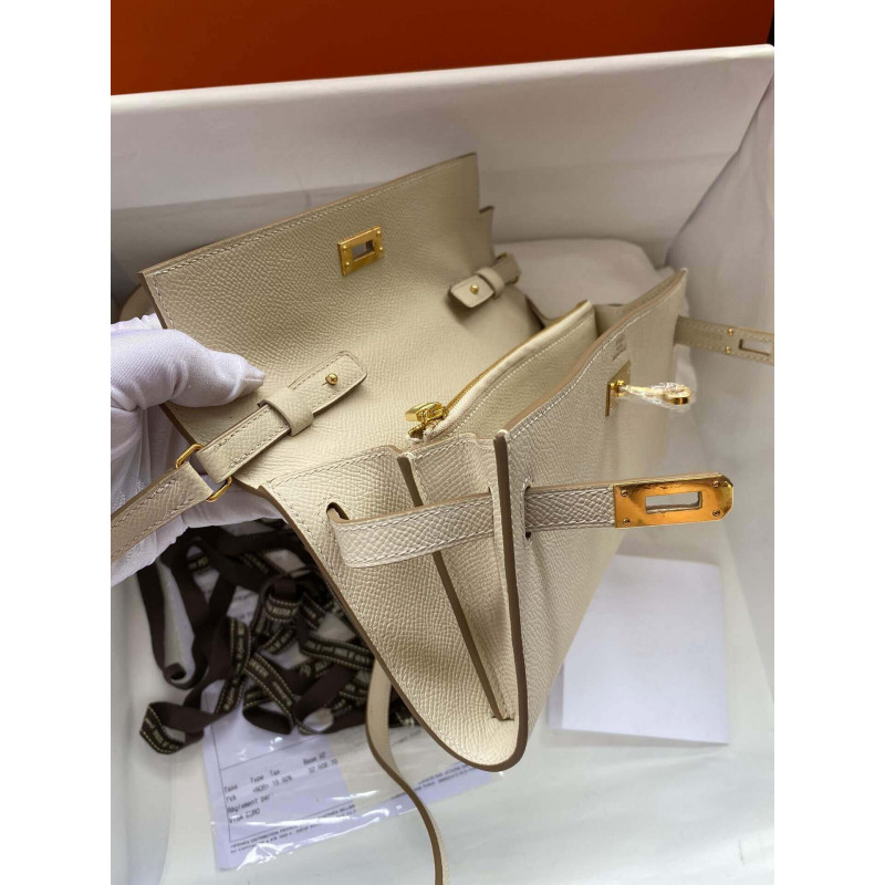 Hermes Kelly Wallet To Go Woc 499041 Off-White-6