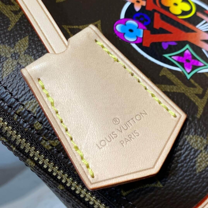 Louis Vuitton Alma BB con pegatinas M53152-4