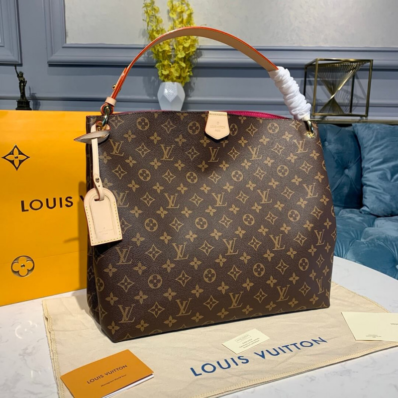 LUNIS VUITTON Monogram Canvas elegante MM M43703-2