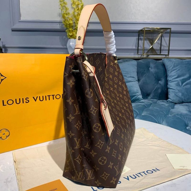 LUNIS VUITTON Monogram Canvas elegante MM M43703-5