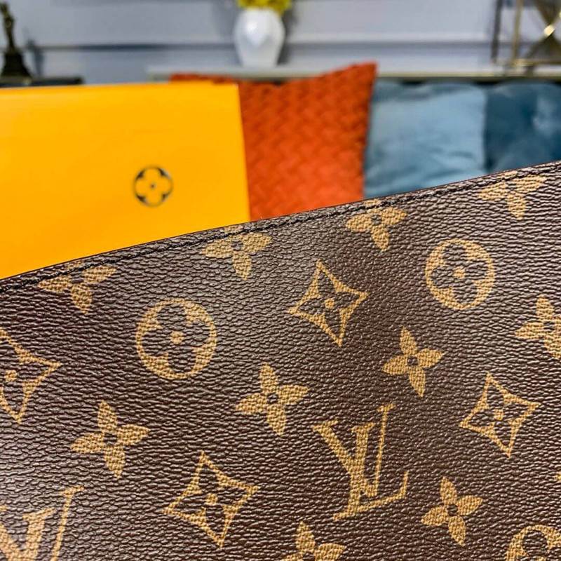 LUNIS VUITTON Monogram Canvas elegante MM M43703-8