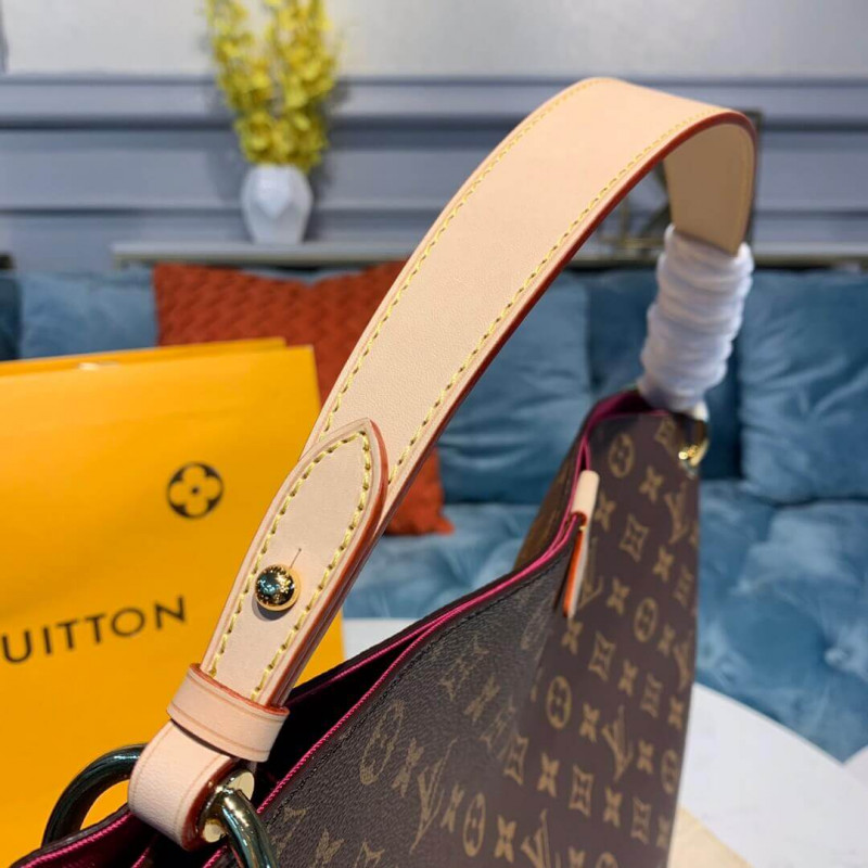 LUNIS VUITTON Monogram Canvas elegante MM M43703-9