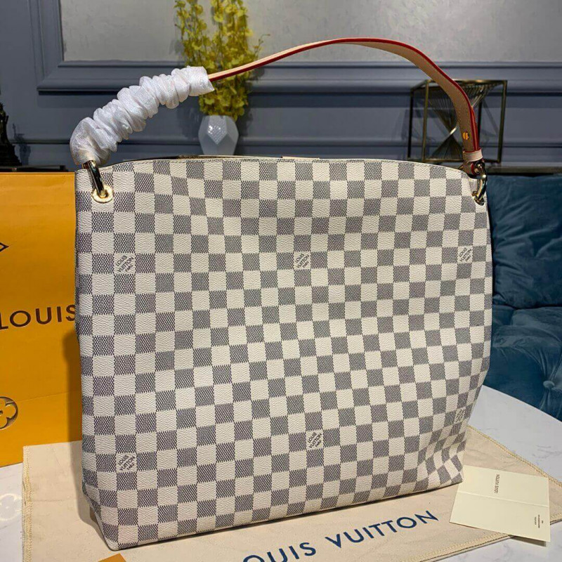 Louis Vuitton Damier Azur Canvas elegante MM N42232-2