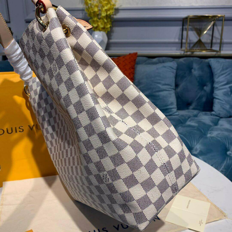 Louis Vuitton Damier Azur Canvas elegante MM N42232-3