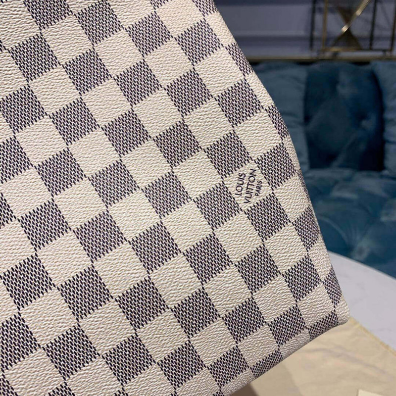 Louis Vuitton Damier Azur Canvas elegante MM N42232-5