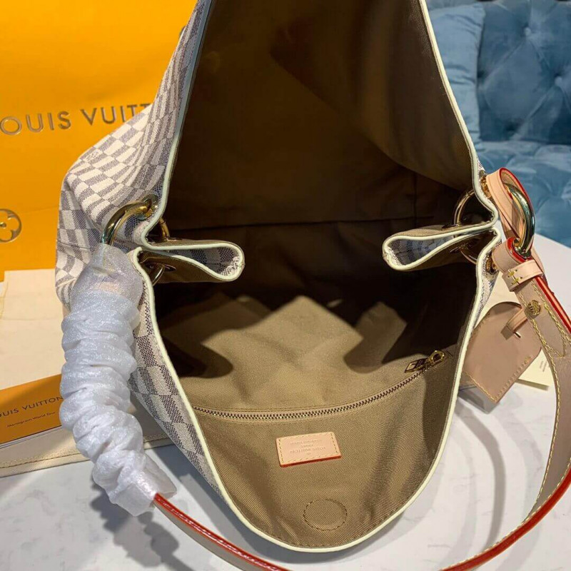 Louis Vuitton Damier Azur Canvas elegante MM N42232-9