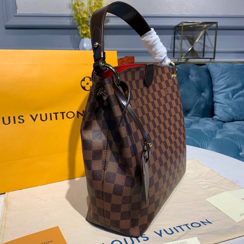 Louis Vuitton Damier Ebene Canvas elegante PM N44044-4