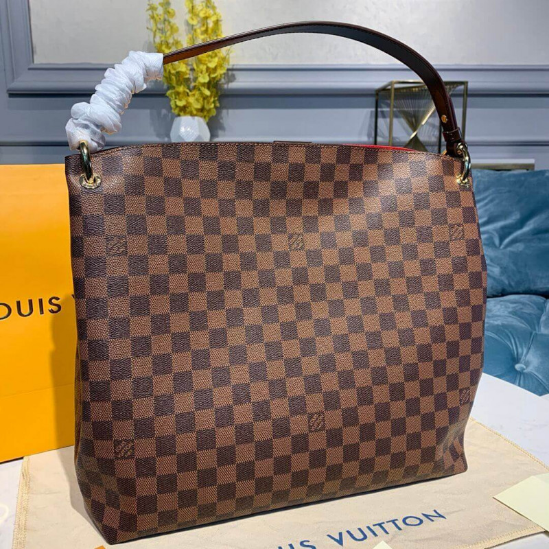 Louis Vuitton Damier Ebene Canvas elegante MM N44045-3
