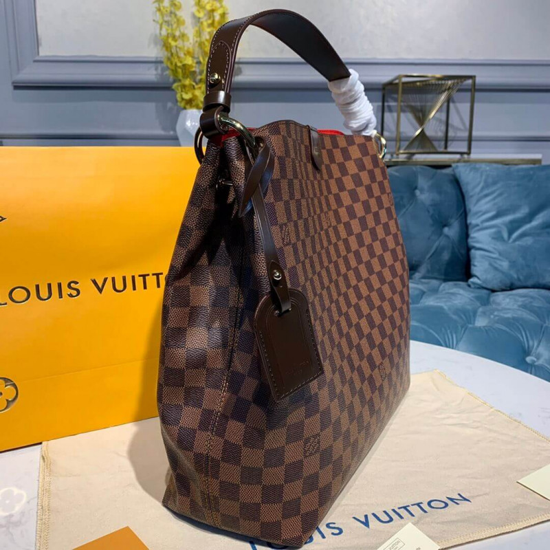 Louis Vuitton Damier Ebene Canvas elegante MM N44045-4